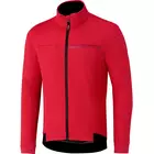Zimná cyklistická bunda SHIMANO WINDBREAK, červená ECWJAPWQS22