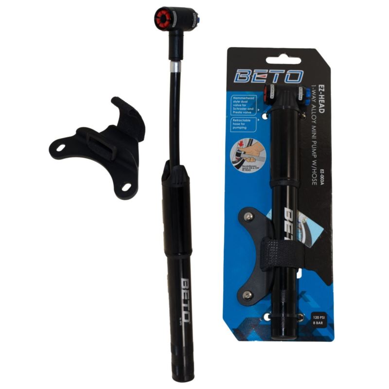 BETO EZ-003A ručná pumpa na bicykel 8 BAR/120 PSI,4716220170787